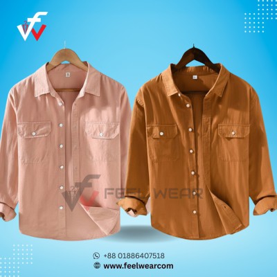 প্রিমিয়াম অক্সফোর্ড কটন শার্ট – ২ পিস