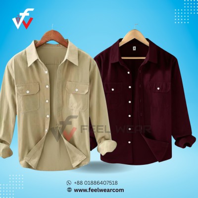 প্রিমিয়াম অক্সফোর্ড কটন শার্ট – ২ পিস