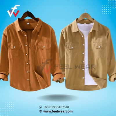 প্রিমিয়াম অক্সফোর্ড কটন শার্ট – ২ পিস