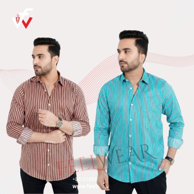 ২ পিস কম্বো ফুল হাতার চেক শার্ট