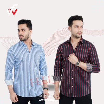 ২ পিস কম্বো ফুল হাতার চেক শার্ট