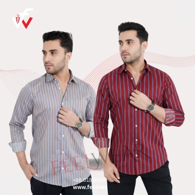 ২ পিস কম্বো ফুল হাতার চেক শার্ট
