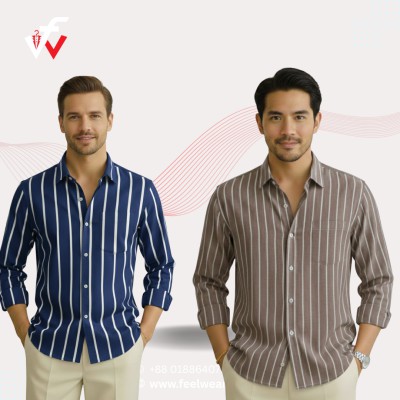 ২ পিস কম্বো ফুল হাতার চেক শার্ট