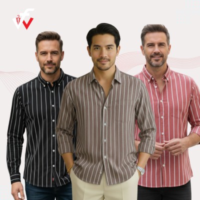 ৩ পিস কম্বো ফুল হাতার চেক শার্ট