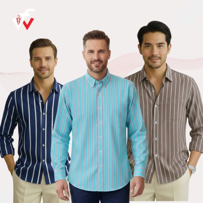 ৩ পিস কম্বো ফুল হাতার চেক শার্ট