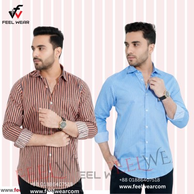২ পিস কম্বো ফুল হাতার চেক শার্ট