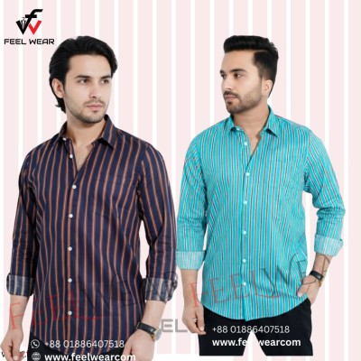 ২ পিস কম্বো ফুল হাতার চেক শার্ট