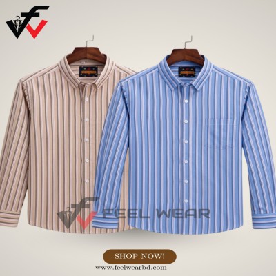 ২ পিসের কম্বো ফুল হাতা শার্ট