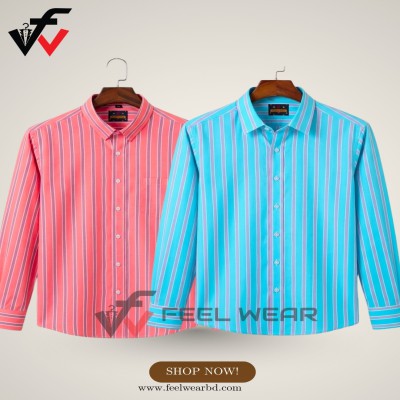 ২ পিসের কম্বো ফুল হাতা শার্ট