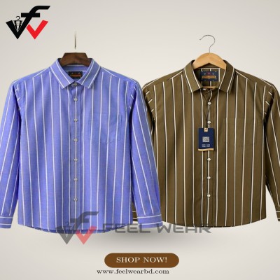 ২ পিসের কম্বো ফুল হাতা শার্ট