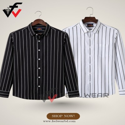 ২ পিসের কম্বো ফুল হাতা শার্ট