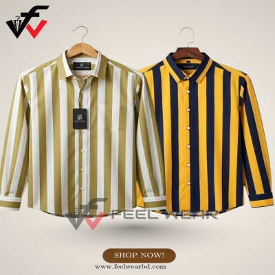 ২ পিসের কম্বো ফুল হাতা শার্ট