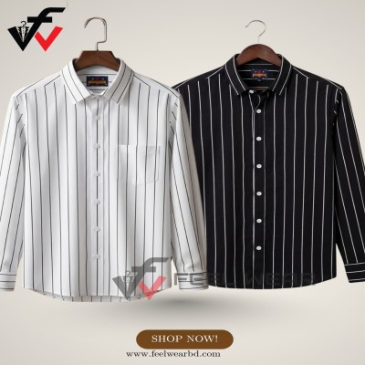 ২ পিসের কম্বো ফুল হাতা শার্ট