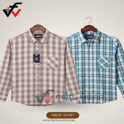 ২ পিসের কম্বো ফুল হাতা শার্ট