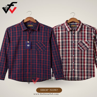 ২ পিসের কম্বো ফুল হাতা শার্ট