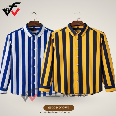 ২ পিসের কম্বো ফুল হাতা শার্ট