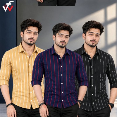 ৩ পিস কটন শার্ট (এক-পকেট)