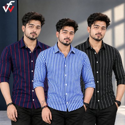 ৩ পিস কটন শার্ট (এক-পকেট)