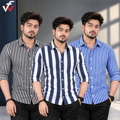 ৩ পিস কটন শার্ট (এক-পকেট)
