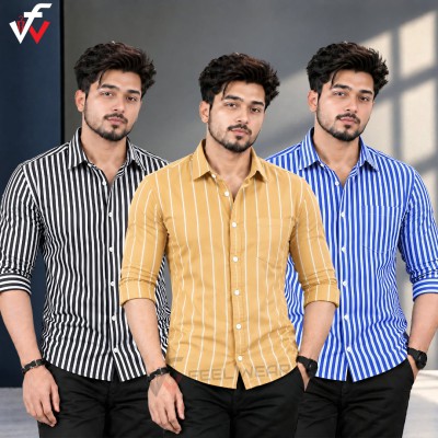 ৩ পিস কটন শার্ট (এক-পকেট)