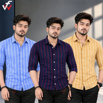 ৩ পিস কটন শার্ট (এক-পকেট)
