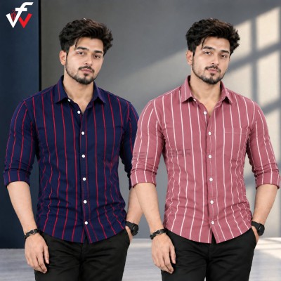 ২ পিস কটন শার্ট (এক-পকেট)