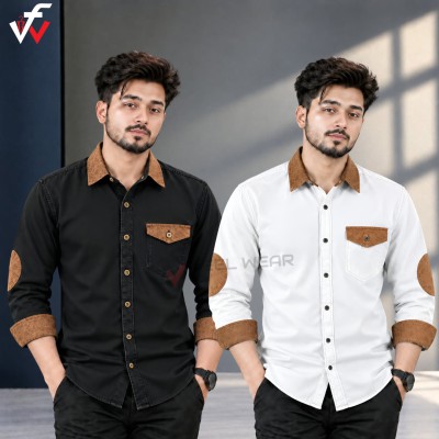 ২ পিস প্রিমিয়াম ডেনিম শার্ট-(ফুল হাতা)