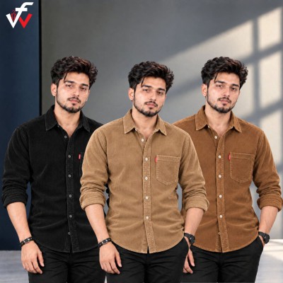 3 পিস প্রিমিয়াম কর্ড শার্ট-( এক পকেট )