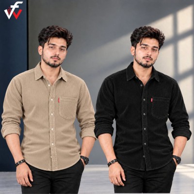 2 পিস প্রিমিয়াম কর্ড শার্ট-( এক পকেট )
