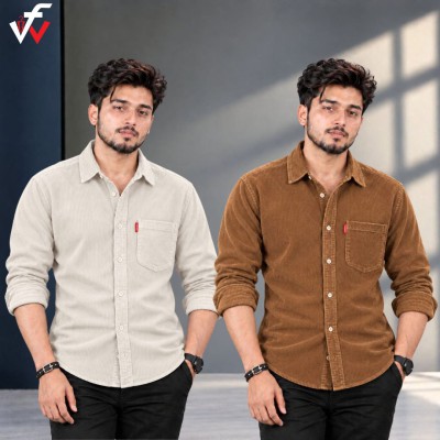 2 পিস প্রিমিয়াম কর্ড শার্ট-( এক পকেট )