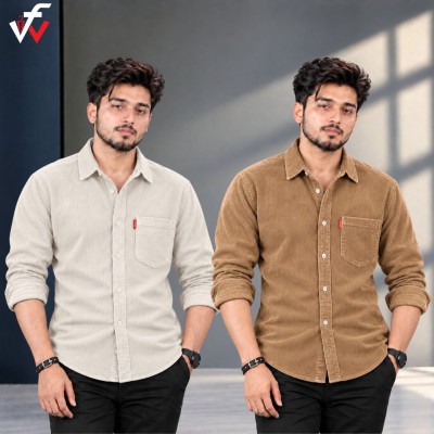 2 পিস প্রিমিয়াম কর্ড শার্ট-( এক পকেট )