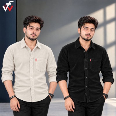2 পিস প্রিমিয়াম কর্ড শার্ট-( এক পকেট )